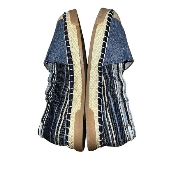 Sperry Laurel Reef Espadrille Flats 6 Blue Fabric Slip On Round Toe shoes - Picture 5 of 12